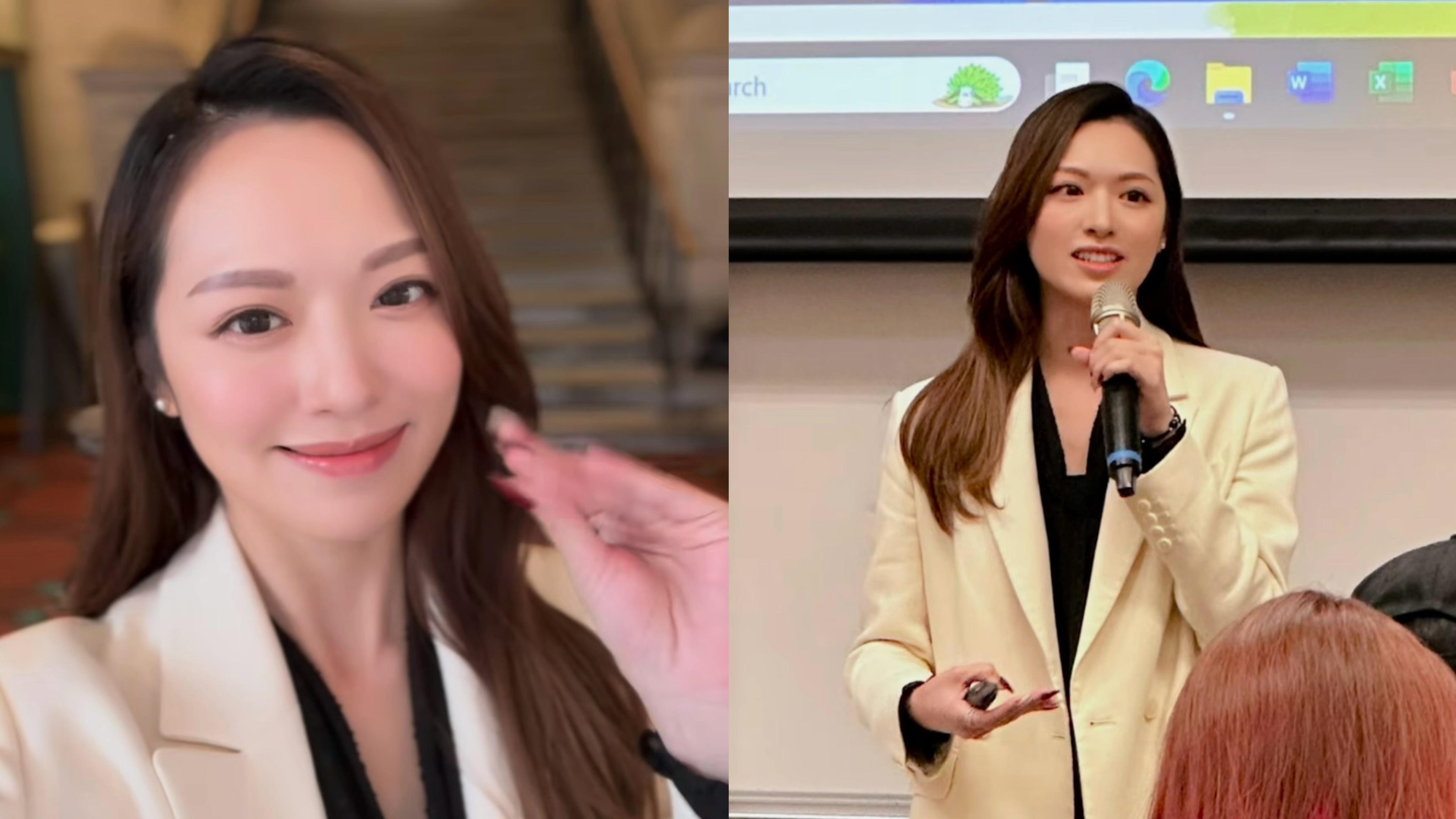 馮盈盈宣布港大碩士畢業 被問會否轉行以三字親回應  