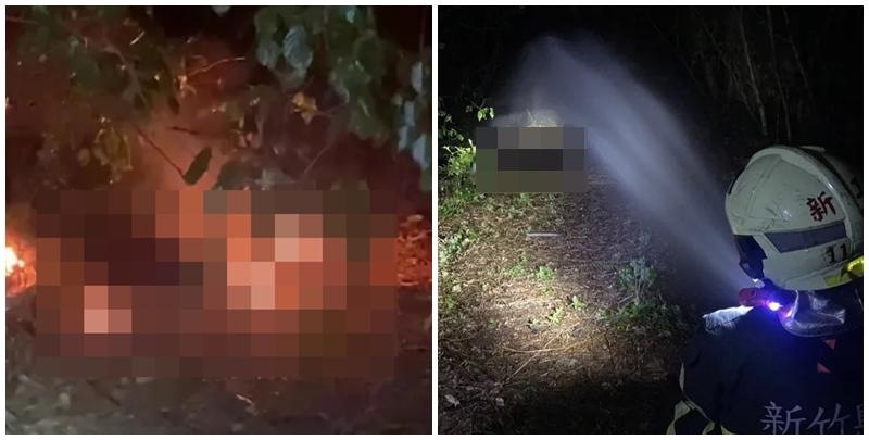 台灣新竹縣一名49歲男子昨日（17日）在偷割高壓電纜線時，當場遭1萬1千伏特高壓電燒成火球，消防獲報到場斷電滅火救援，但男子已成焦屍，明顯死亡。（網上圖片）