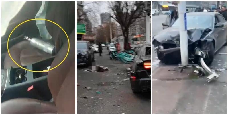 遼寧省瀋陽市鐵西區19日有汽車逆線衝上行人路，造成3死2傷，司機被捕，車輛副駕駛座被發現有鋼製氣罐，公安正調查事件起因。