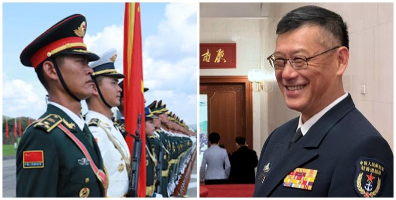  全國人大代表、解放軍駐港部隊政治委員賴如鑫被問到對港人加入解放軍有何評價時，回應說目前還未開闢有關方面政策渠道。(資料圖片/港台圖片)