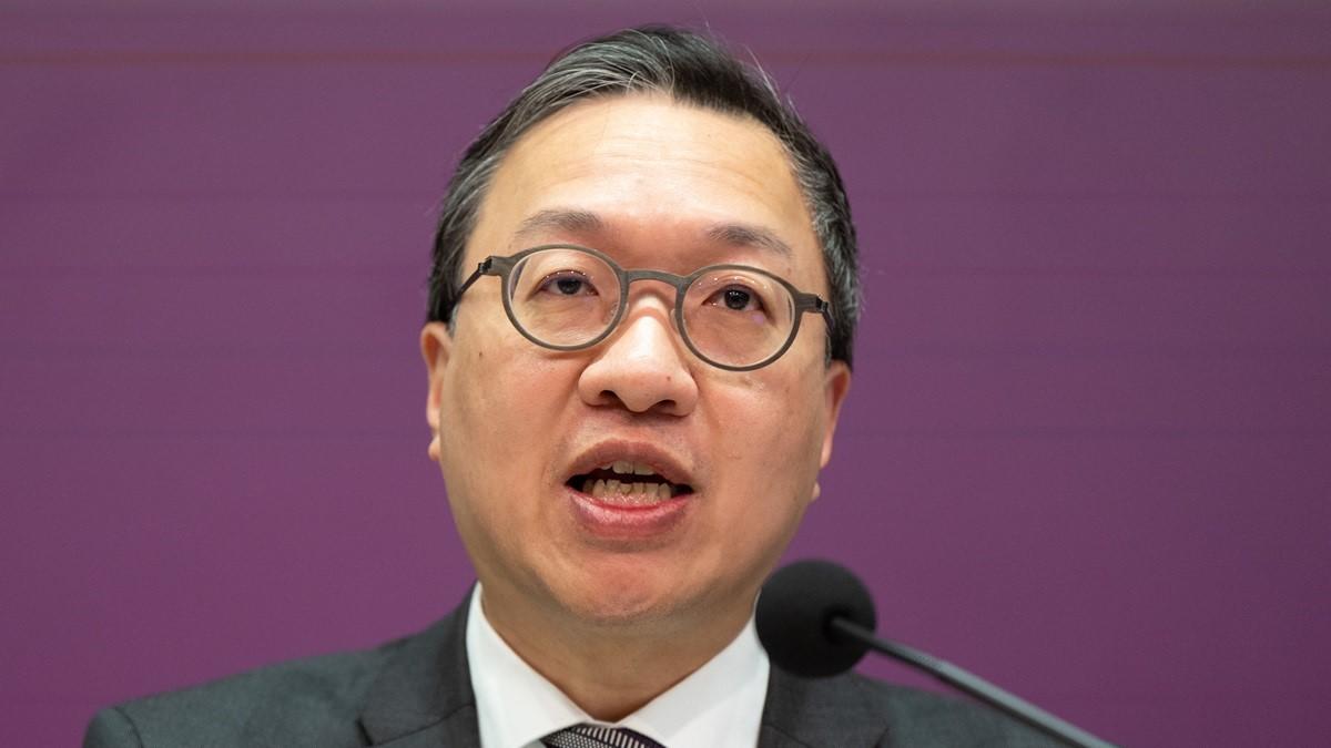 林定國強調，23條立法不會對言論自由等施加不合理限制。(資料圖片／林靄怡攝)