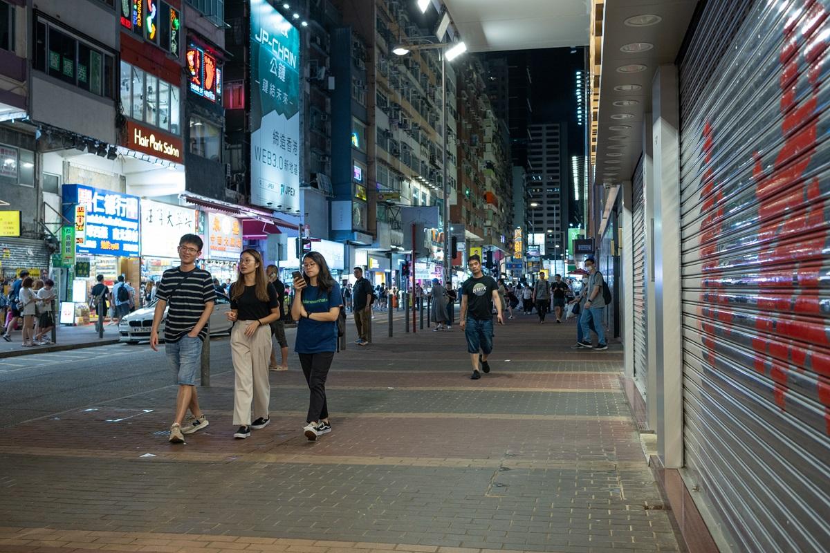 江玉歡形容，本港市面仍然是「灰濛濛一片」。(資料圖片／陳奕釗攝)