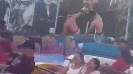 男子玩機動遊戲企起身揈T恤 下秒遭拋飛爆頭（有片）