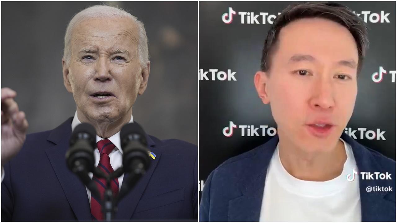 拜登簽署對外援助及TikTok賣盤法案，周受資：將尋求法律推翻。