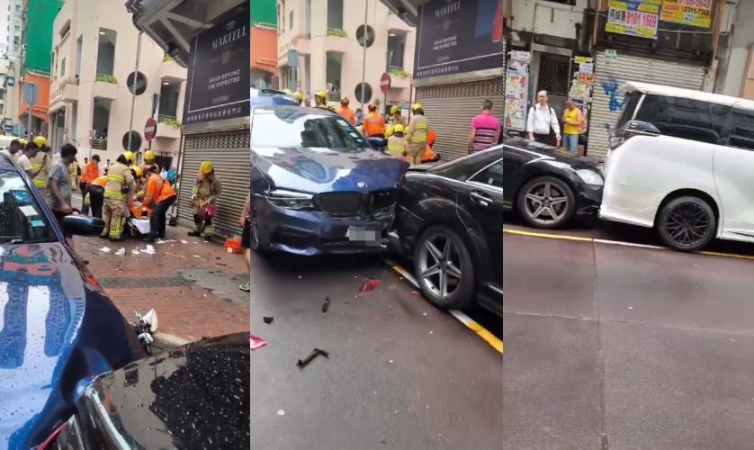 油麻地私家車撞3途人　其中1人昏迷送院搶救