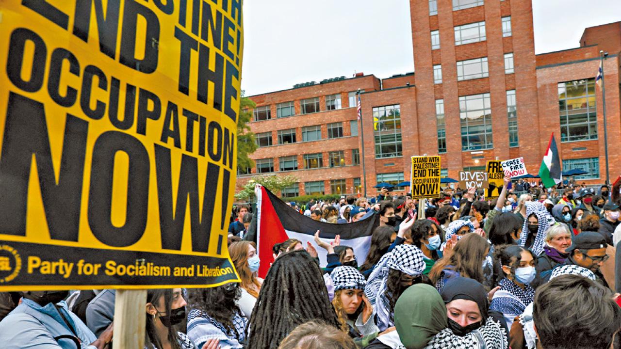 美國大學示威是反以暴行還是反猶？