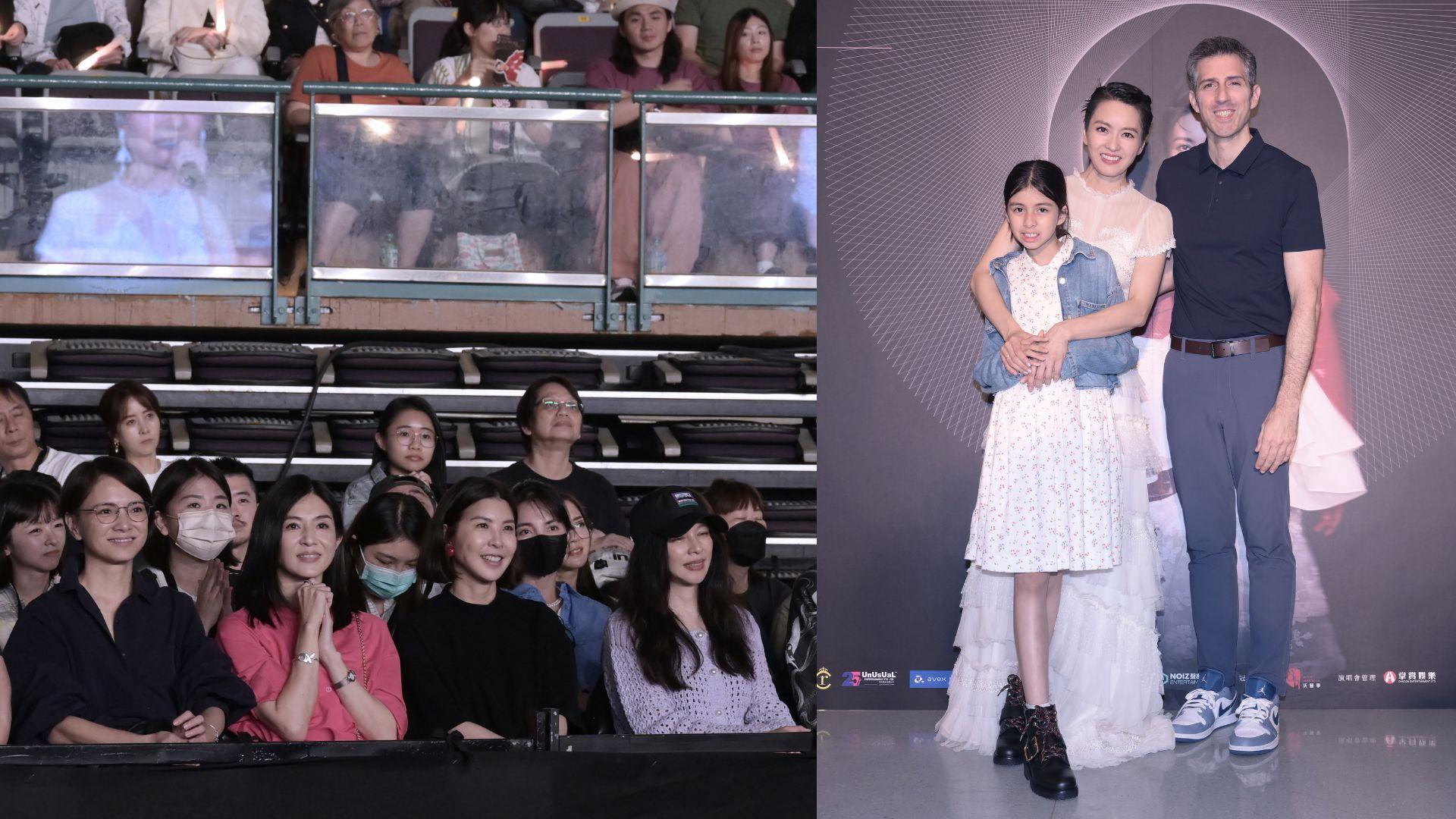 梁詠琪圓夢登台北小巨蛋獲楊采妮拉隊撐場 9歲囡囡暴風式成長遺傳媽咪長腿