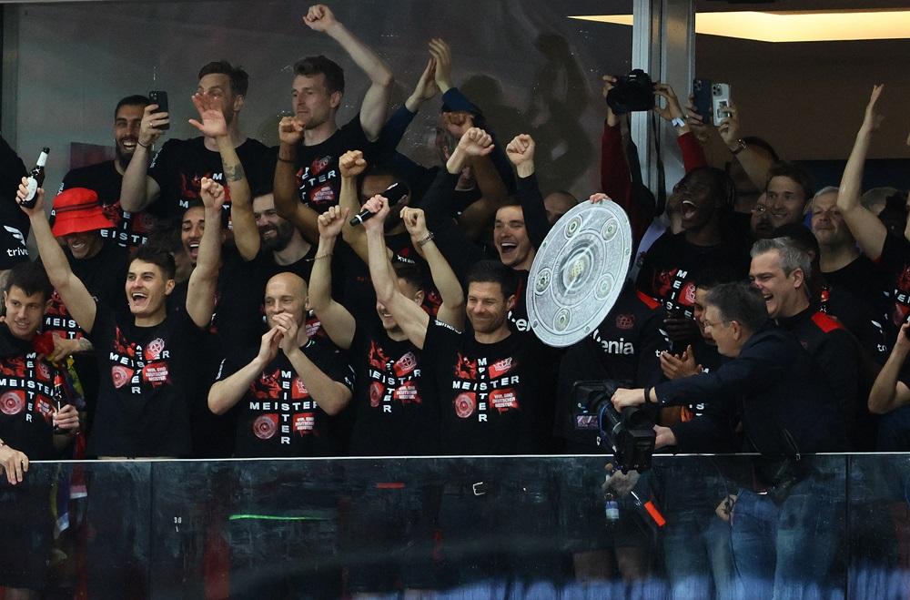 利華古遜歷史性首次獲得德甲的冠軍。(路透社)