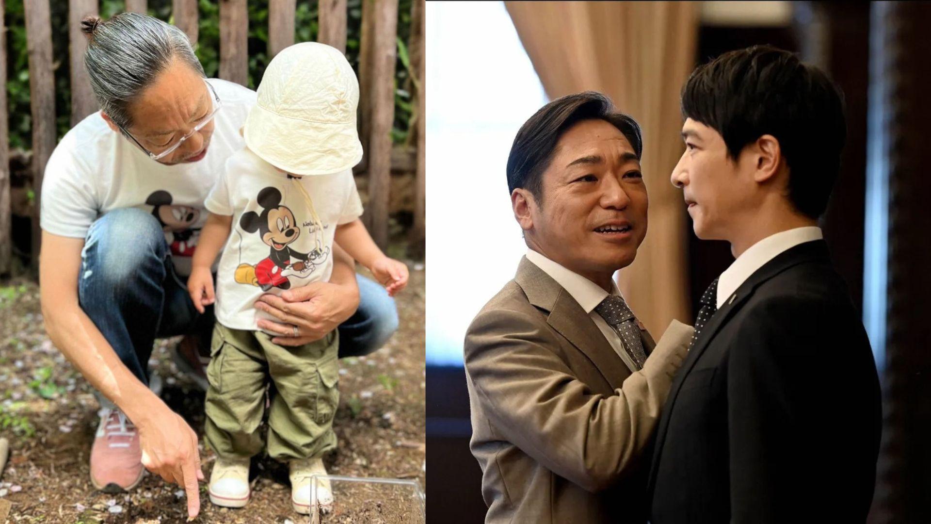 香川照之爆性騷擾醜聞消失螢光幕 一頭銀髮與1歲幼子同框公開近況