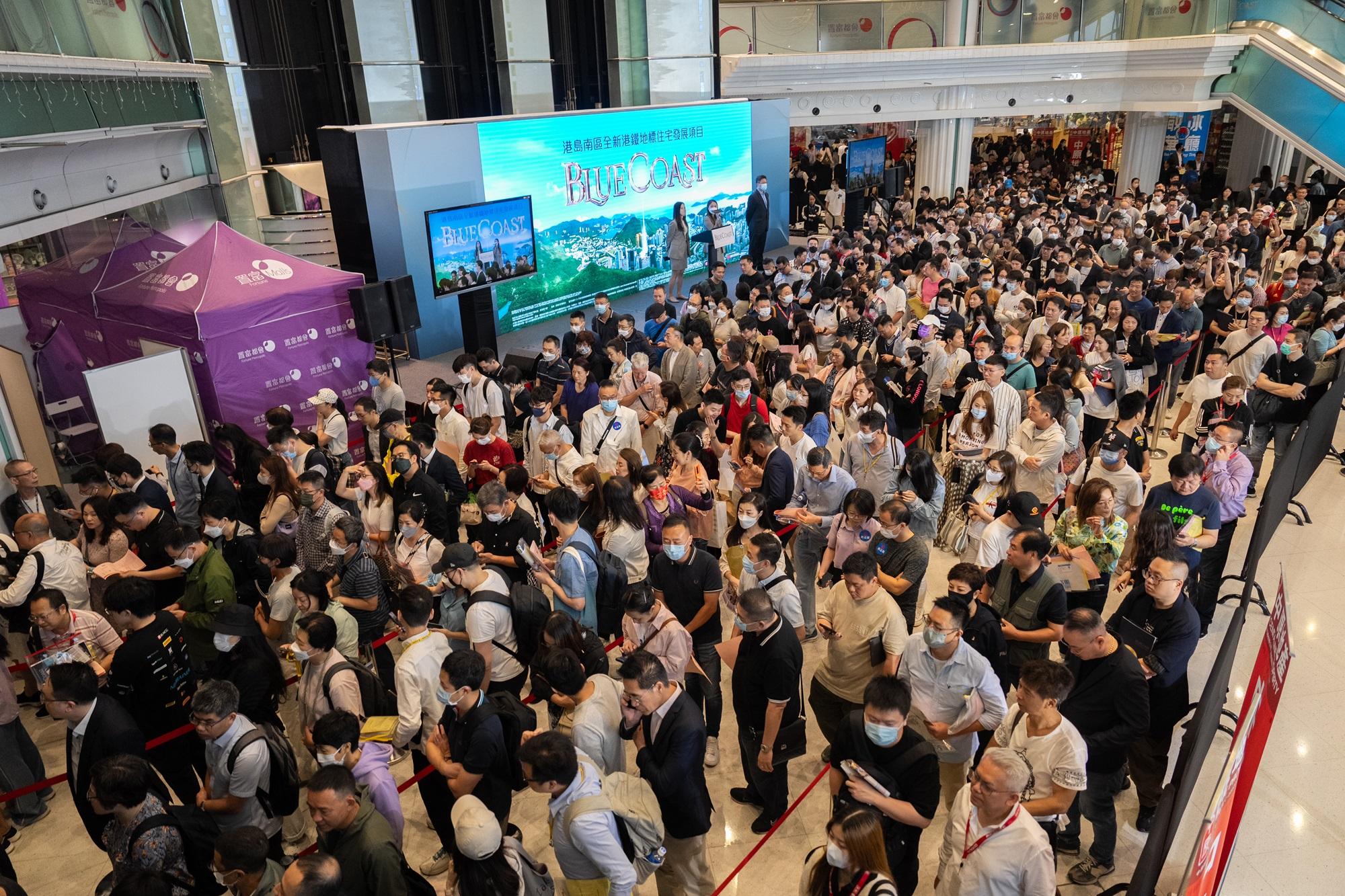 BLUE COAST熱賣 樓市見曙光