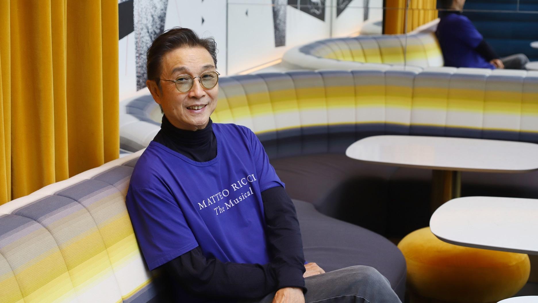 劉松仁策劃的音樂劇《利瑪竇》三度公演。(羅錦鴻攝)