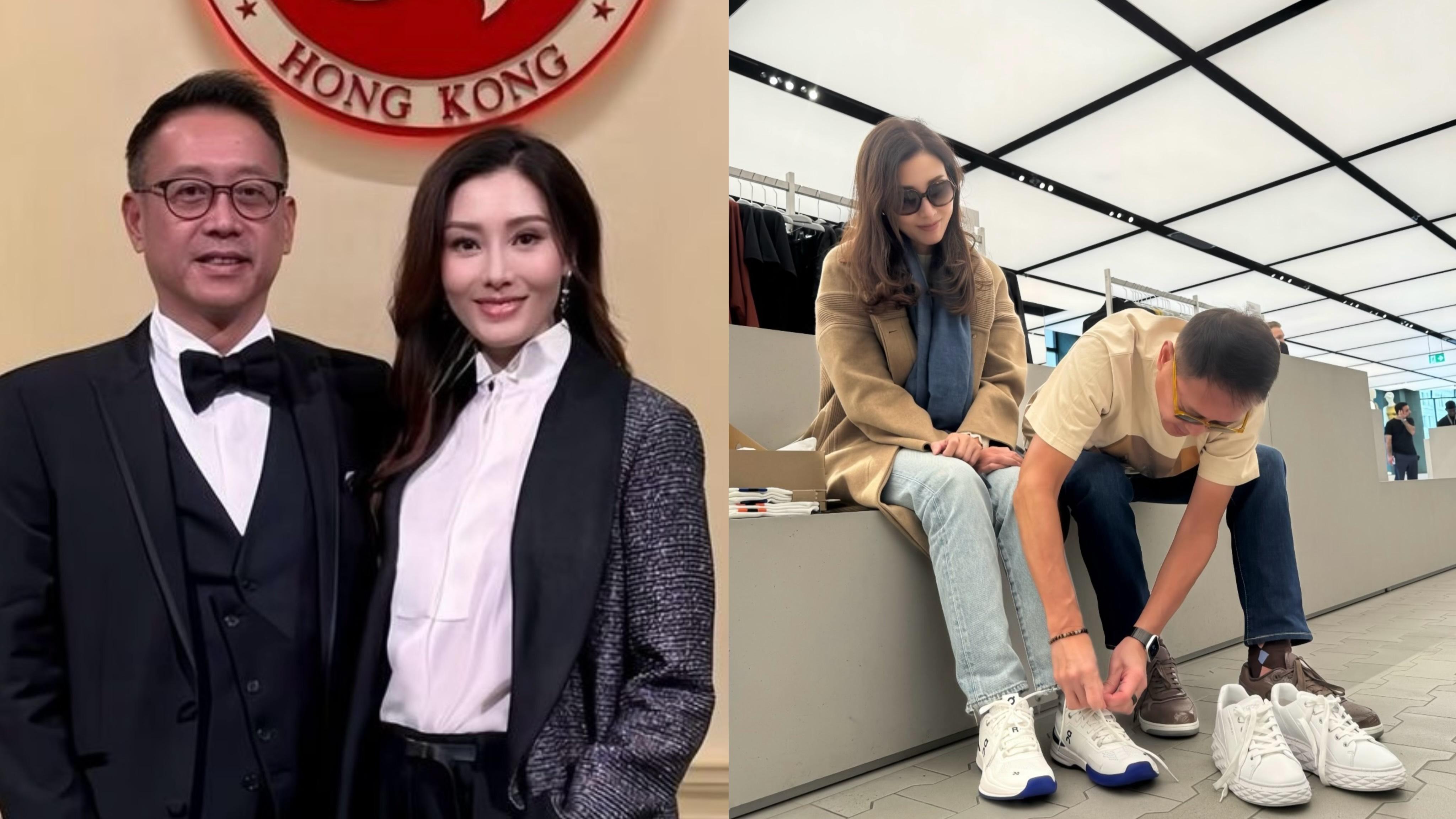 李嘉欣大放閃光彈 獲62歲許晉亨彎腰綁鞋帶：結婚15年仍然感受到愛