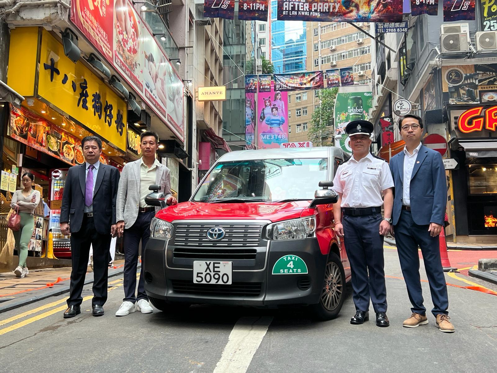 警方聯同的士業將推出「蘭桂坊的士大使計劃」　打擊濫收車費及拒載等