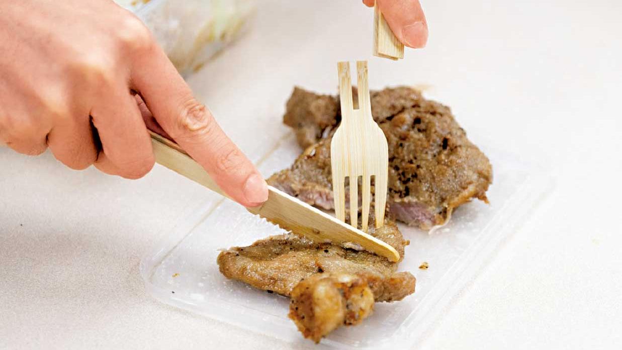 本地供應商展示環保餐具  供應商︰按菜式選餐具