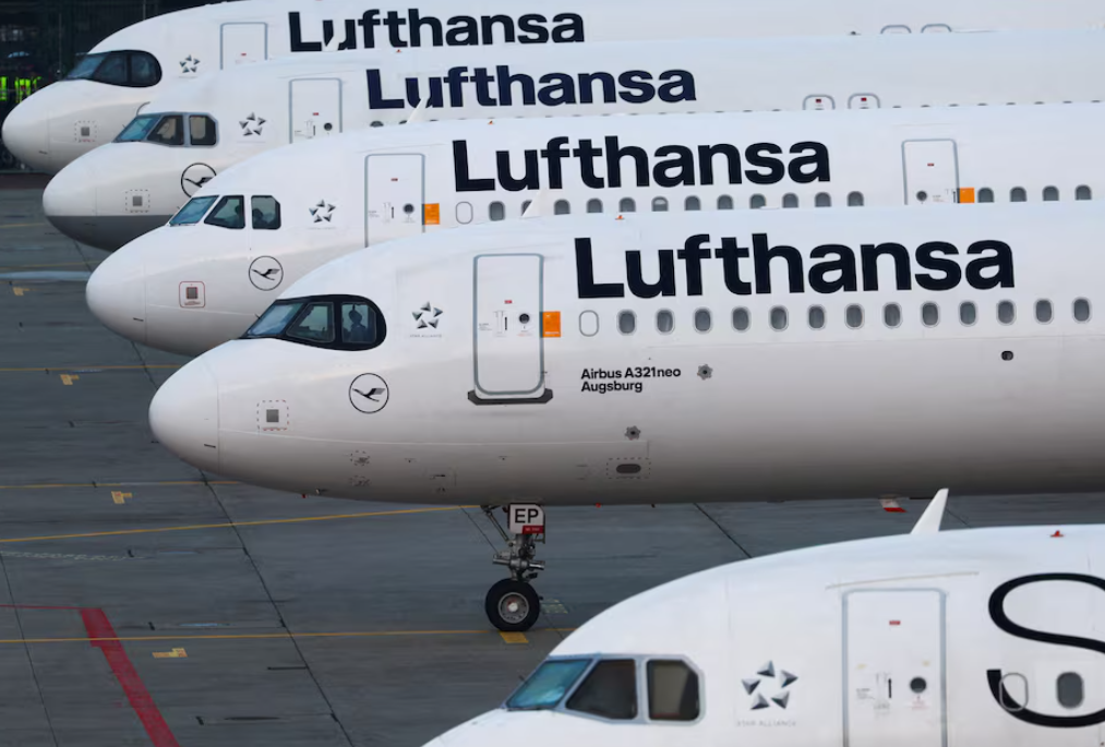  德國漢莎航空公司周三（10日）宣布，因應中東局勢發展，決定停飛來往德黑蘭的航班。（路透社資料圖片）