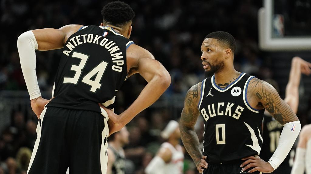 公鹿以109:122不敵紐約人，但仍確定季後賽席位。(美聯社)