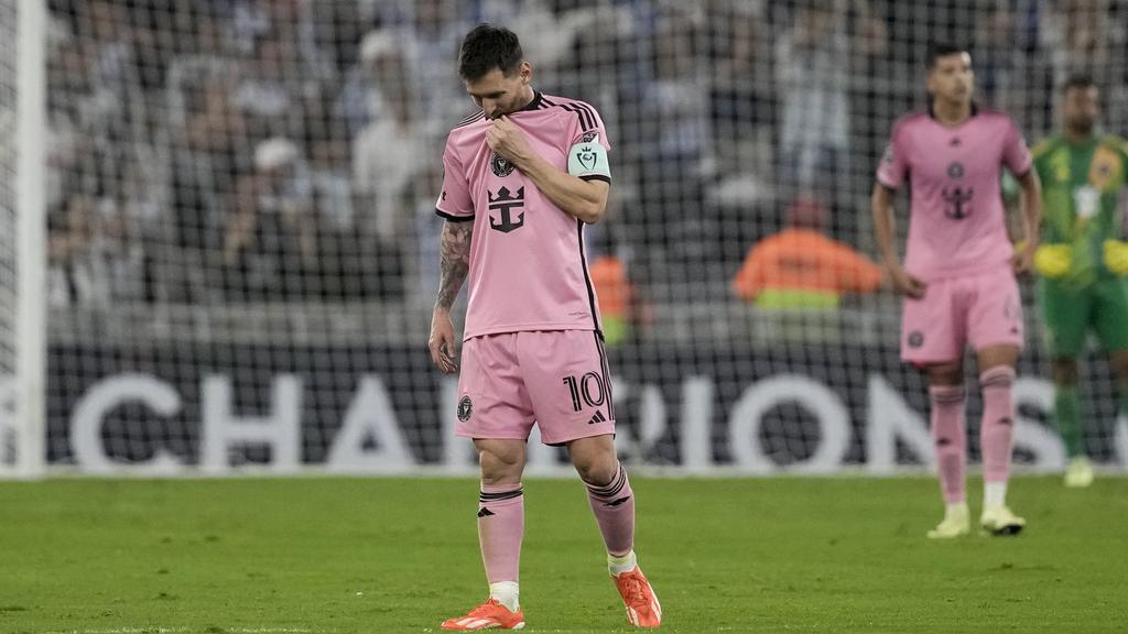 國際邁亞密雖然有美斯罰球助攻，仍在中北美洲冠軍盃出局。(美聯社)