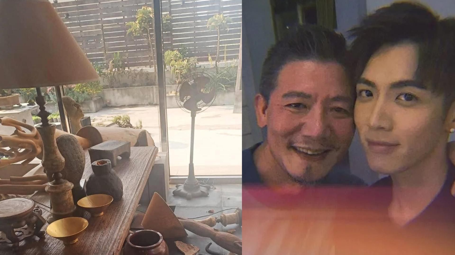 台灣花蓮地震｜柯震東父親八千多萬台幣藝術品近全毀 余思霆老家冧天花