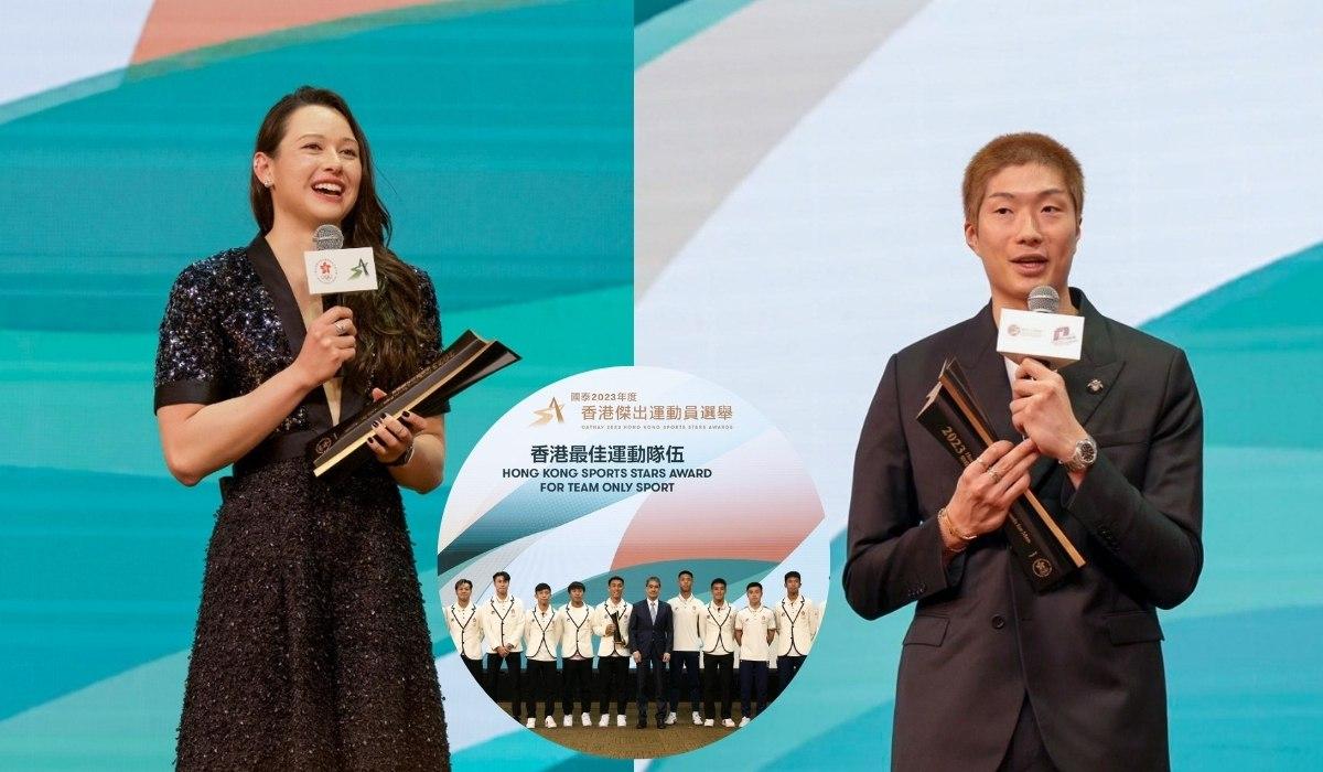 傑出運動員選舉何詩蓓張家朗膺星中之星　香港足球隊成最佳隊伍