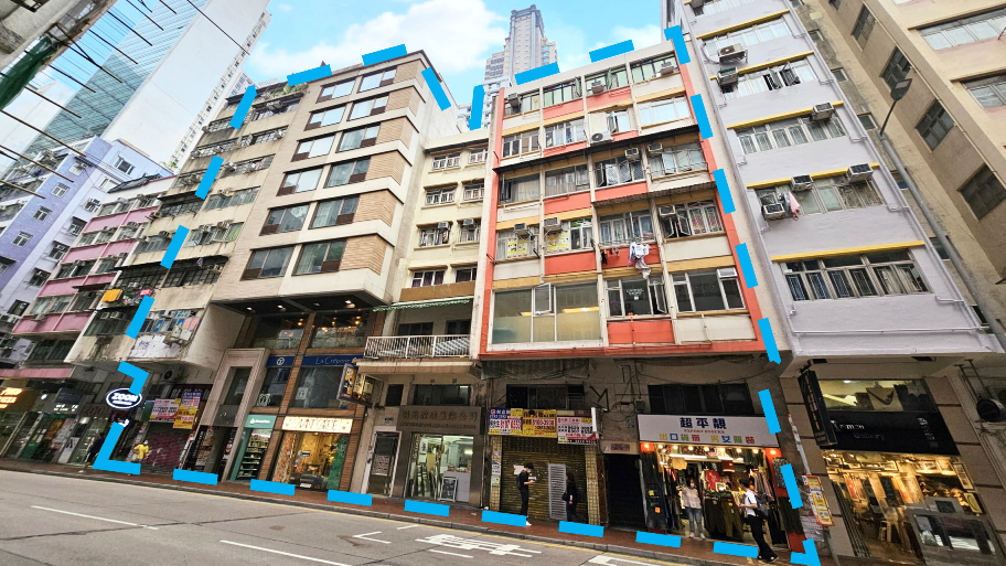 灣仔皇后大道東98號至108號放售 市值4年回落41%