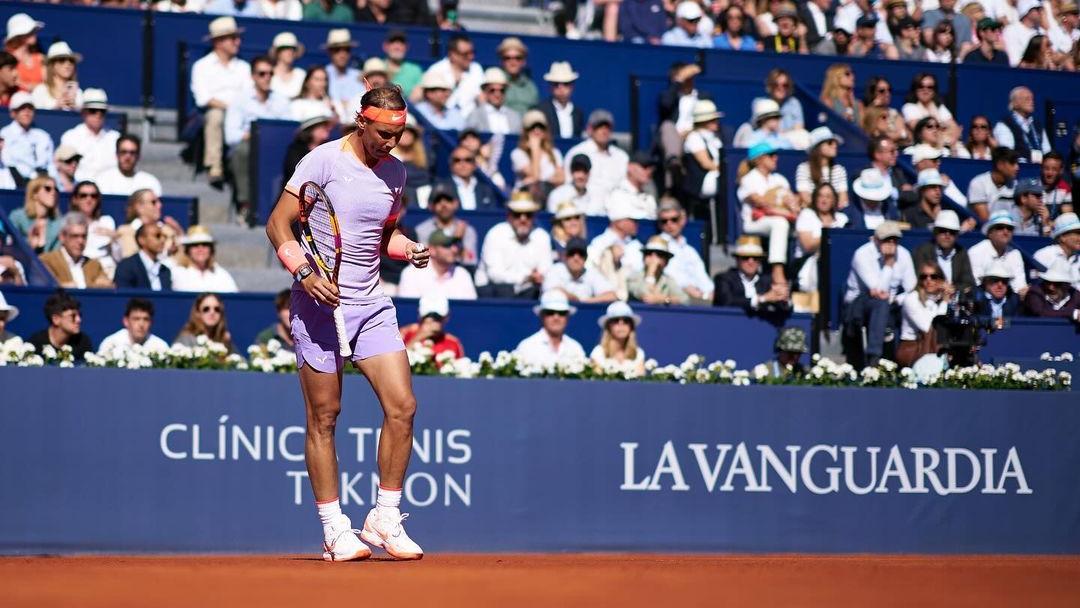 拿度在巴塞隆拿公開賽復出。(Barcelona Open IG)