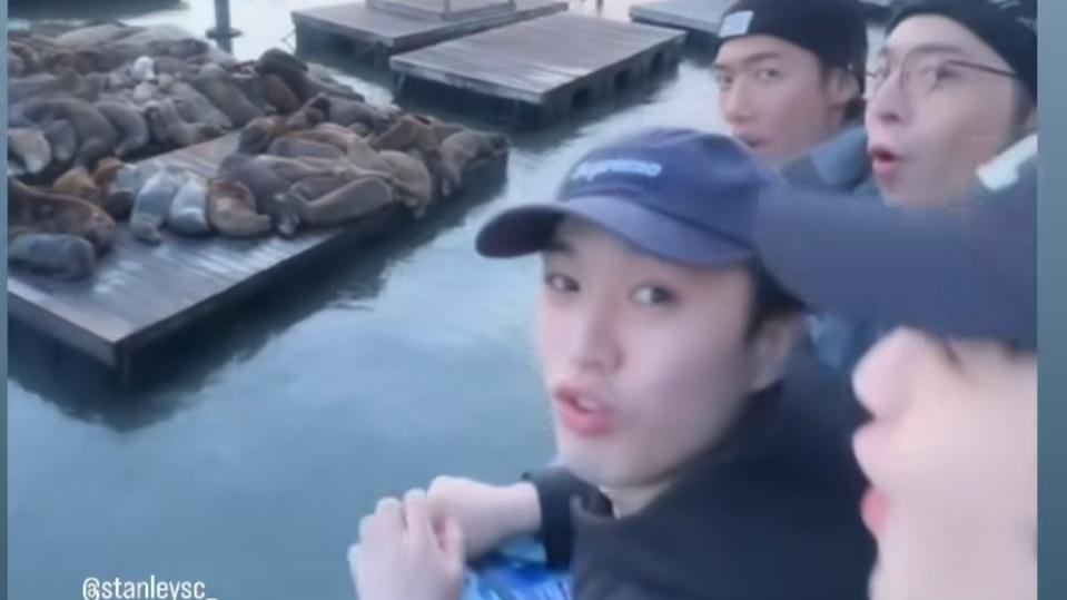 MIRROR美國演唱會2024｜Anson Lo扮海獅叫 三藩市孖Edan大表哥Jer四圍走 