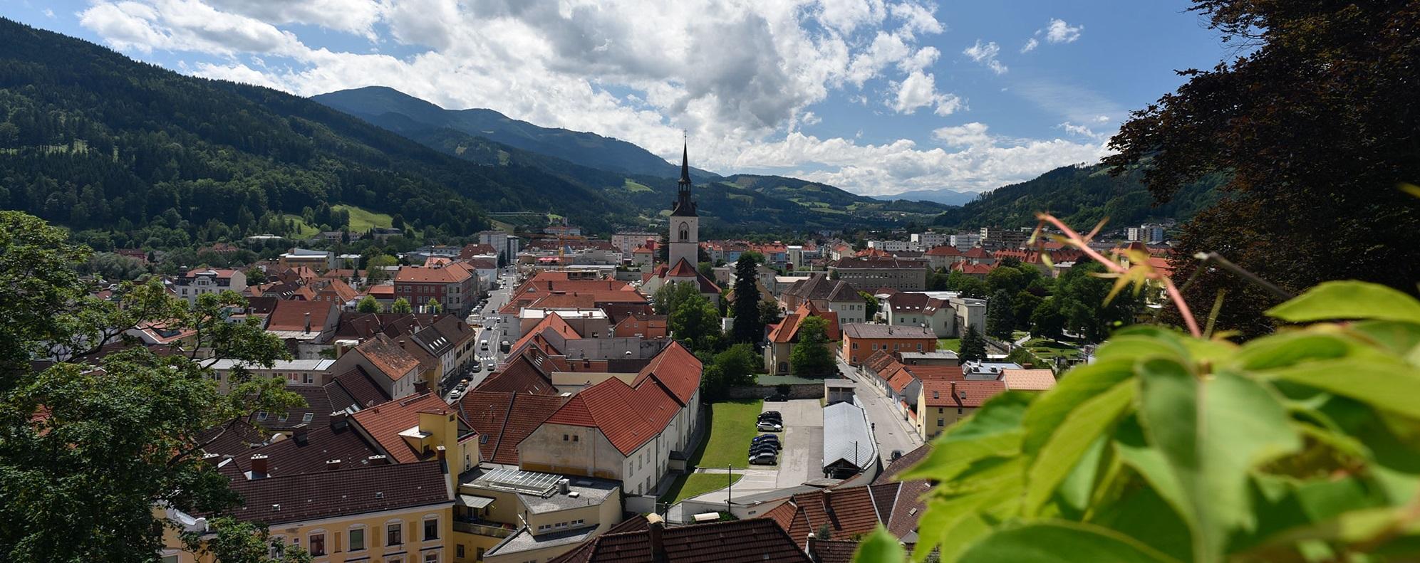 奧地利斯蒂里亞省穆爾河畔布魯克鎮。(互聯網)