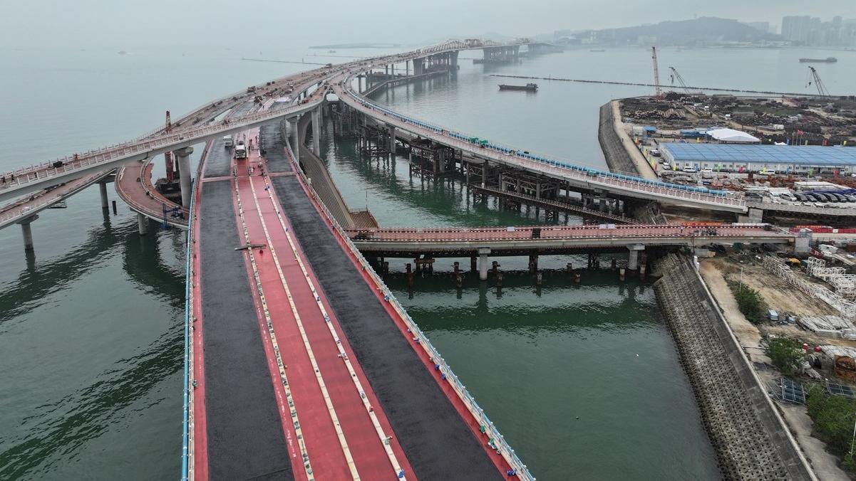 澳門大橋預計今年第三季通車。(新華社)