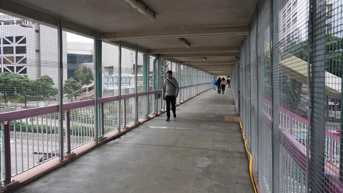 政府正在行人天橋等公共行人通道，持續推行「人人暢道通行」計劃。(資料圖片／陳奕釗攝)