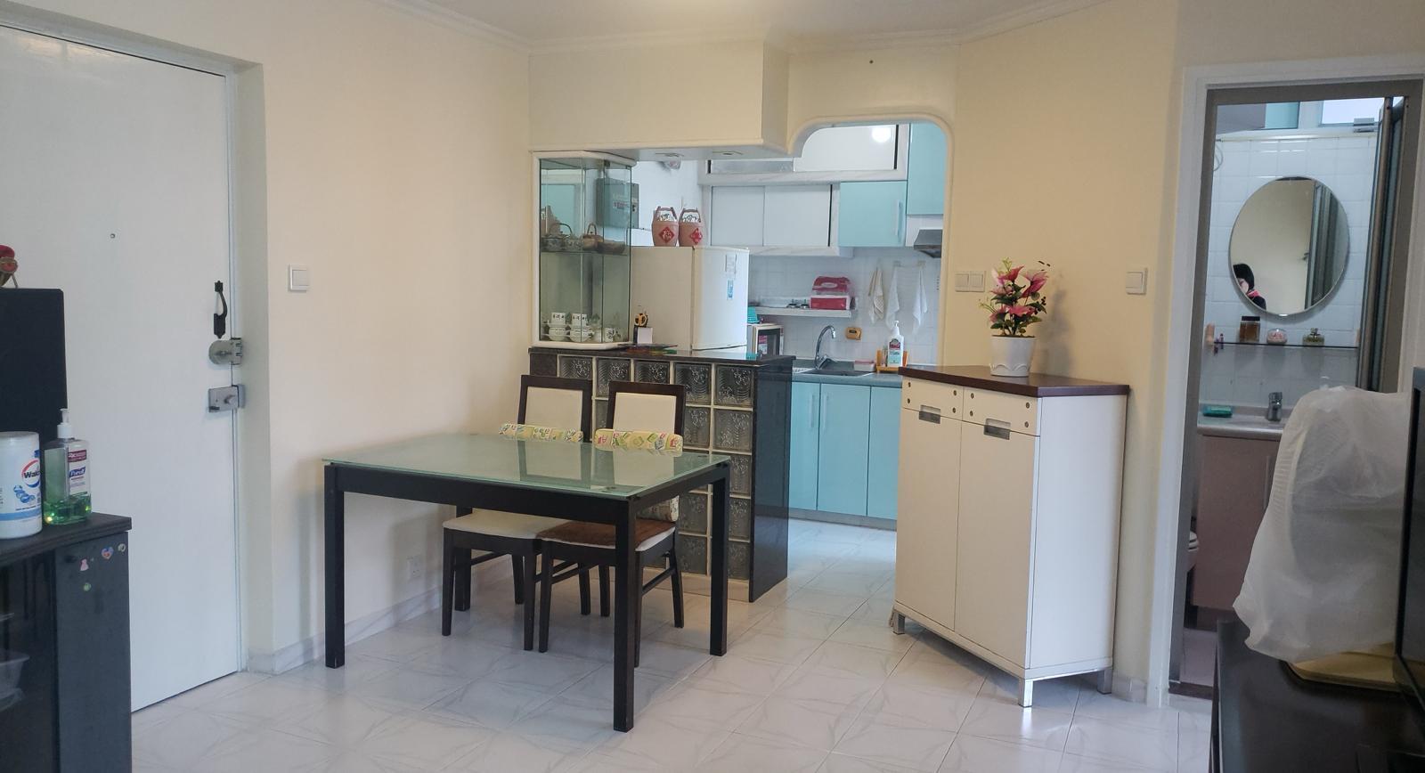 單位裝修新淨雅緻，配以開放式廚房，實用美觀之餘，空間感亦大增。(代理提供)