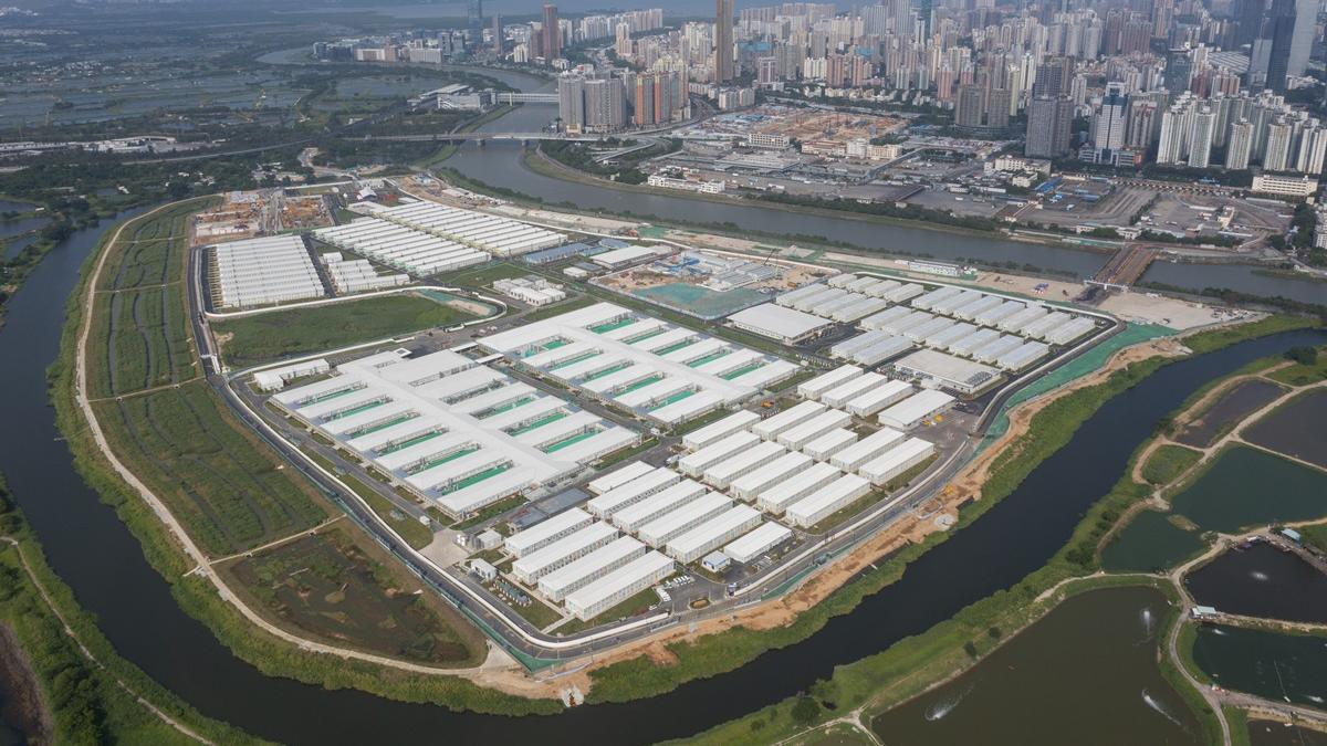 落馬洲河套區南端約5公頃用地的社區隔離設施，已轉移至其他合適地方重組再用。(資料圖片)