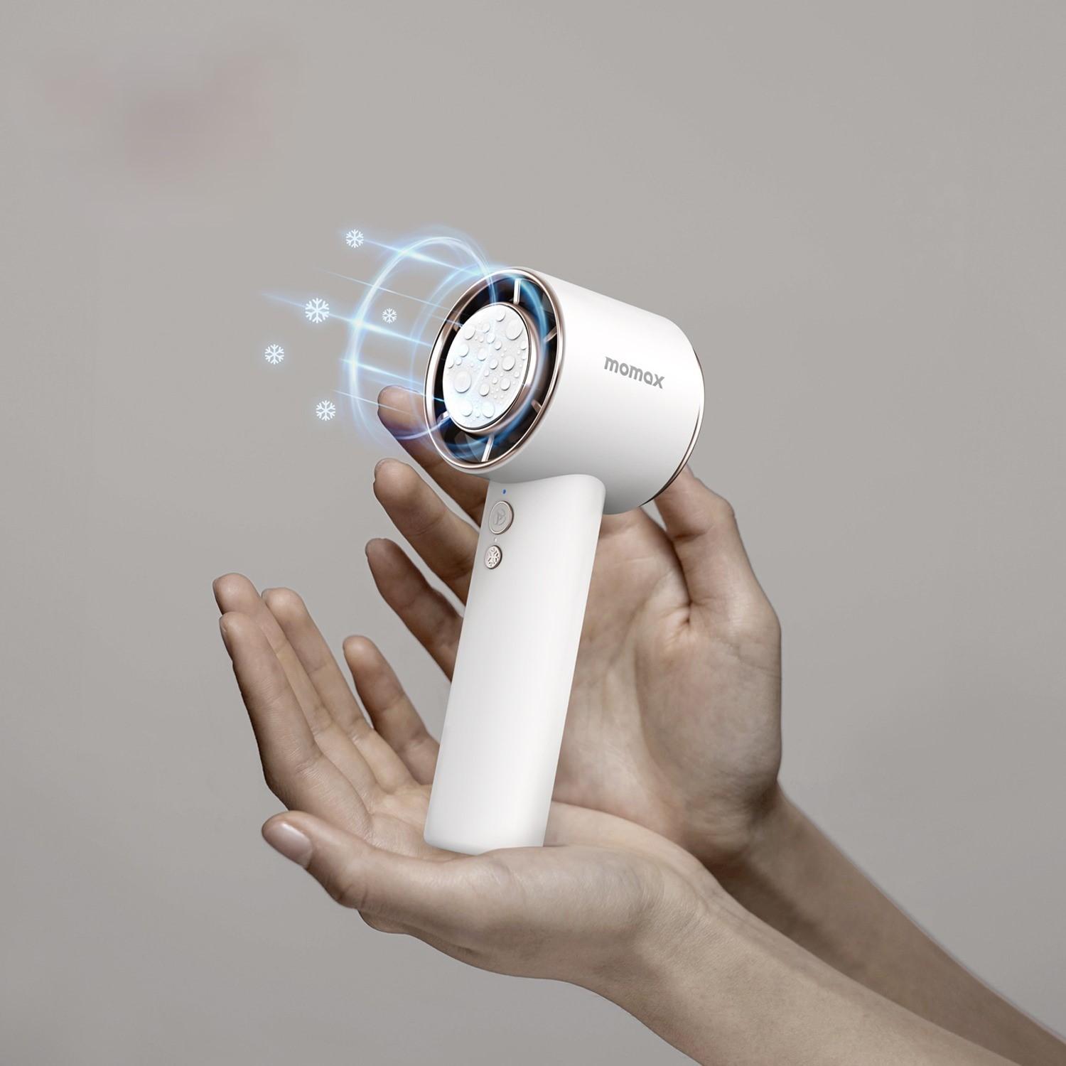 手提風扇推介　Momax Ultra Freeze冰感美肌扇夏日必備