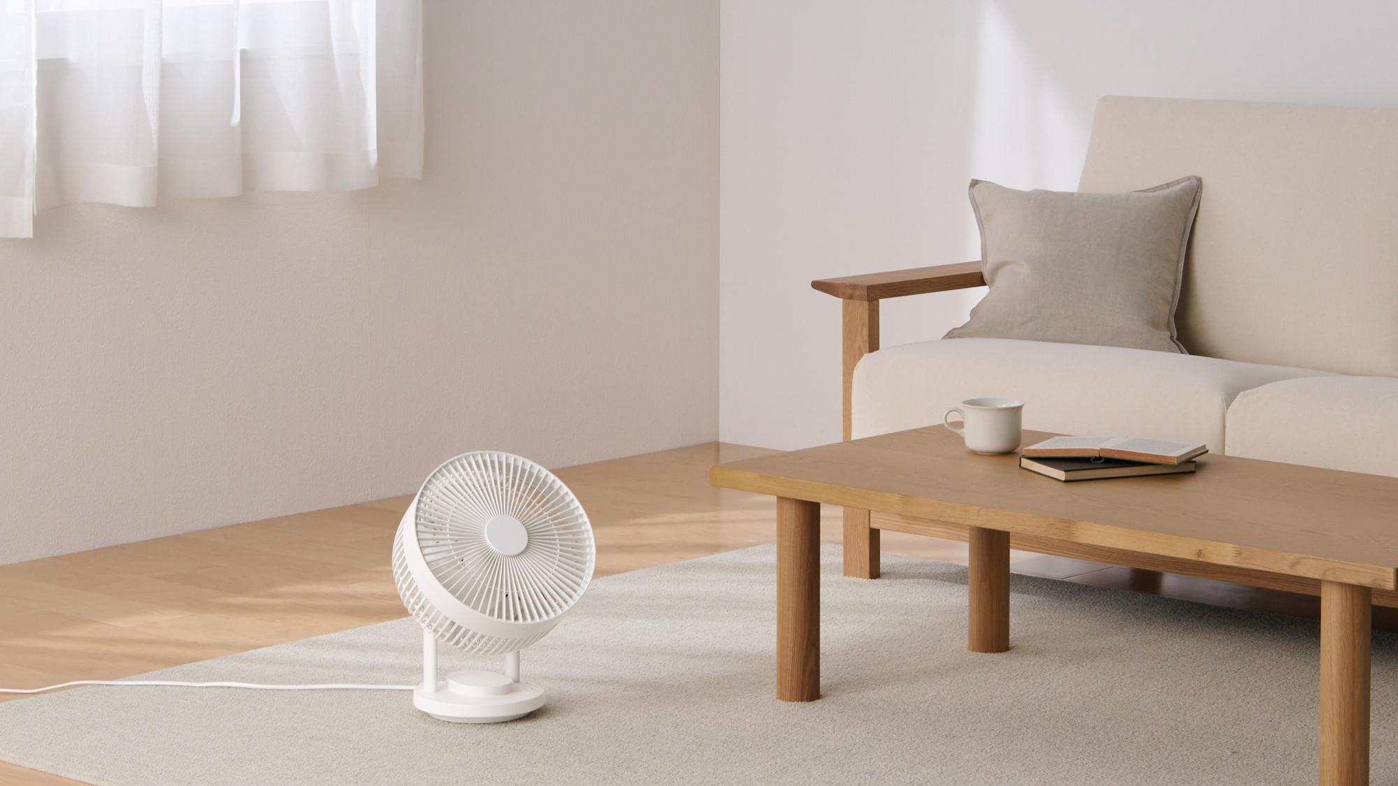 MUJI無印良品推出新款空氣循環扇　改良版360°轉動、添加香薰油