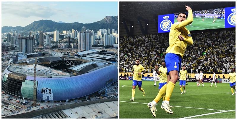 足總計劃籌辦外隊四角賽為啟德體育園揭幕，其中葡萄牙球王C朗拿度效力的沙特阿拉伯球會艾納斯成為首選。（網上圖片/路透社資料圖片）