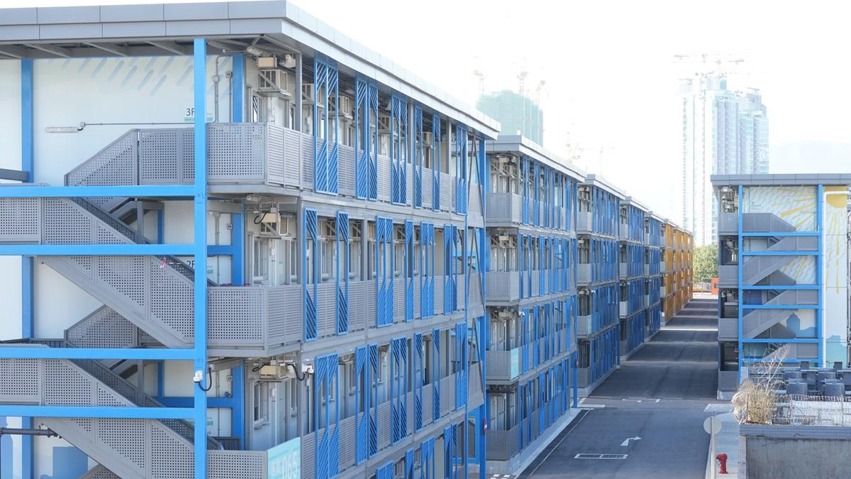 政府在新型肺炎疫情期間興建多個社區隔離設施。(資料圖片／陳奕釗攝)