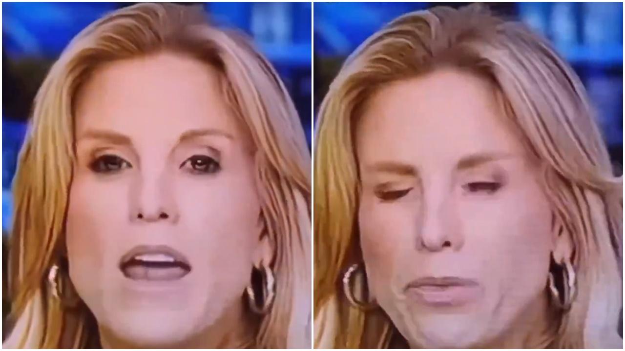 女主播直播途中「烏蠅」跌入口秒吞，獲網民激讚促加薪。(IG)