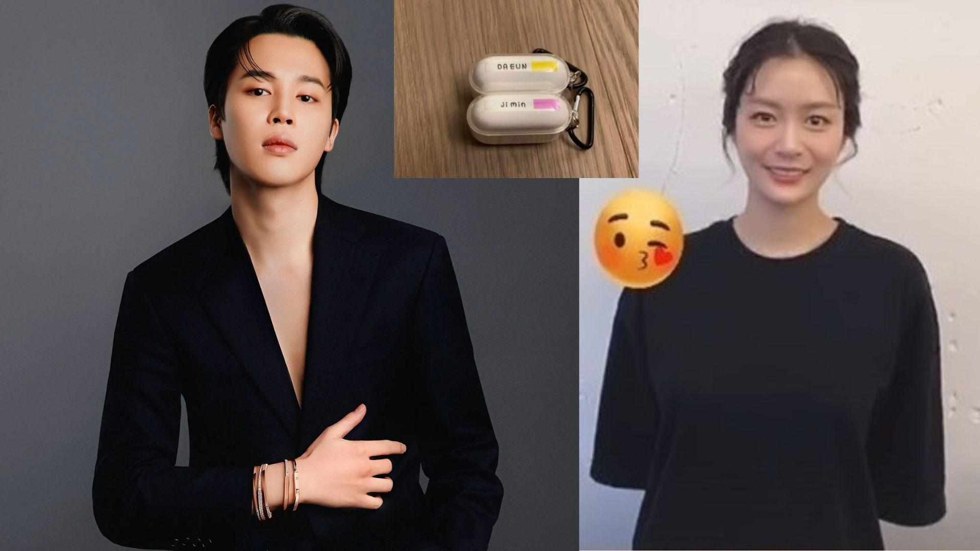Jimin@BTS緋聞再升溫 宋多恩曬情侶耳機盒遭圍剿急刪po