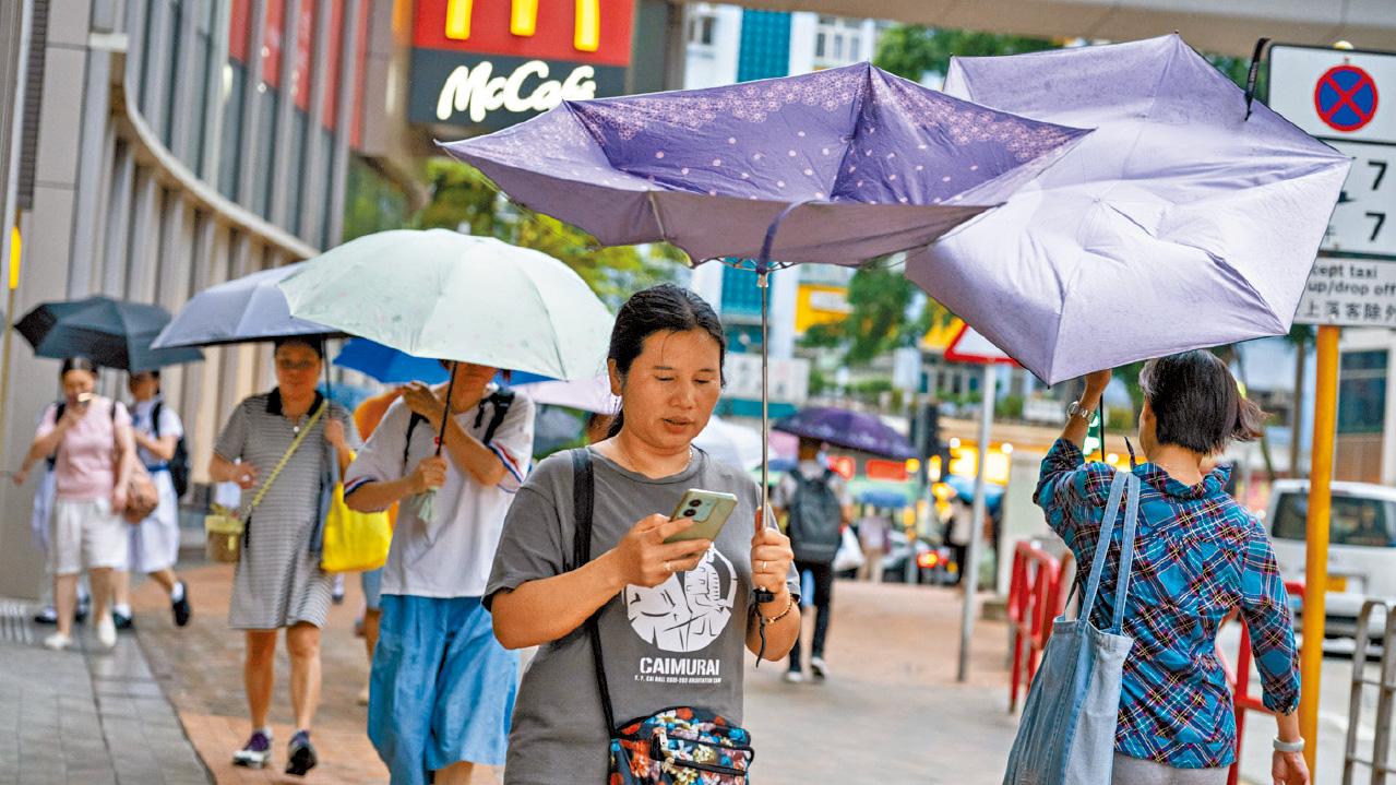 今年首發1號波 視情況或改3號 天文台︰周末狂風驟雨