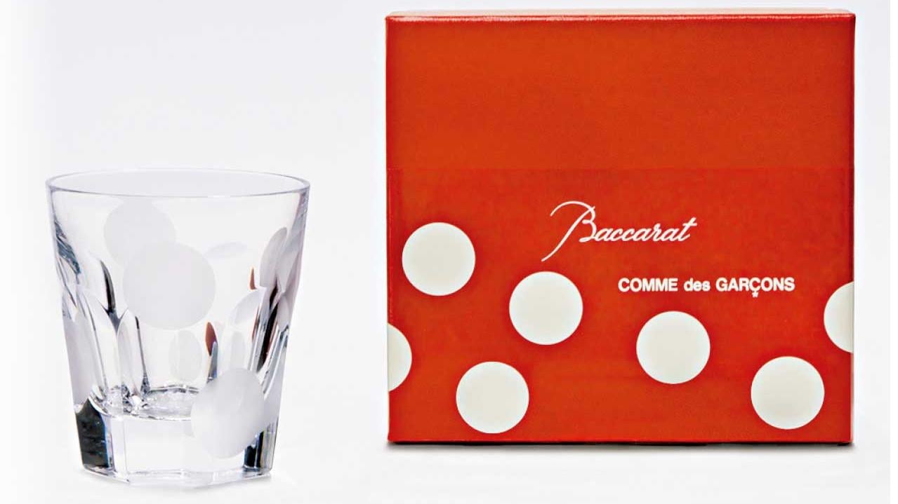 Comme des Garçons x Baccarat 推限量版圓點水晶杯