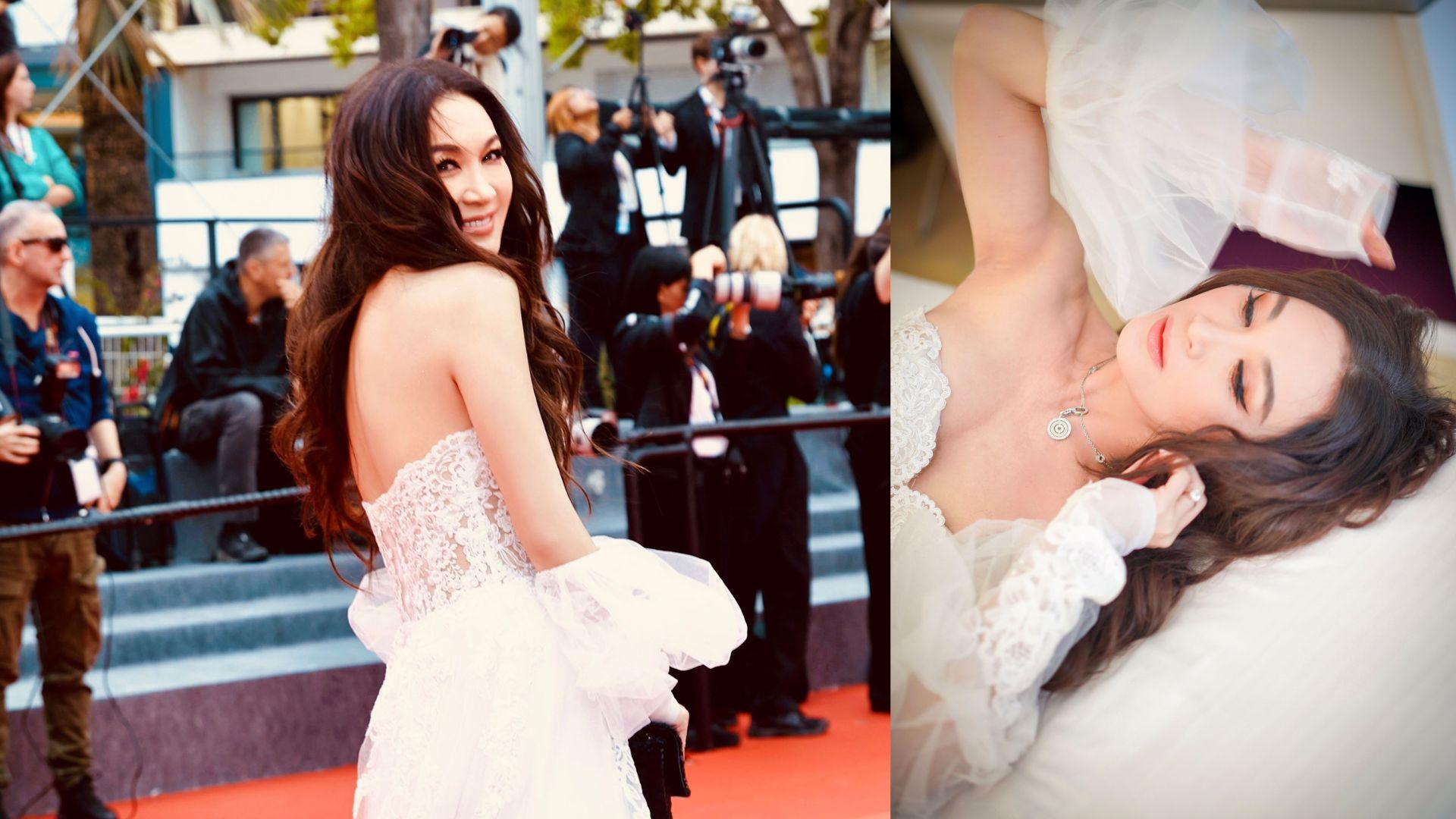 康城影展｜溫碧霞曬肩行紅氈 帶新戲《謊島美人魚》走入法國