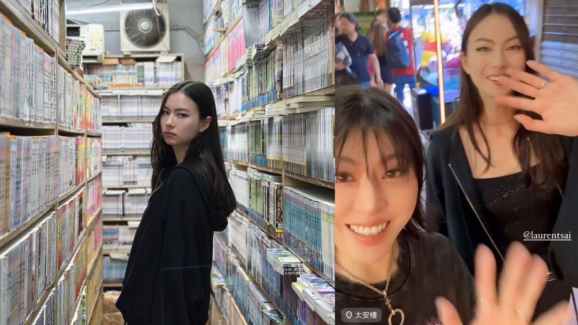 朴敘俊新歡Lauren Tsa訪港探親 現身港九去太安樓打卡