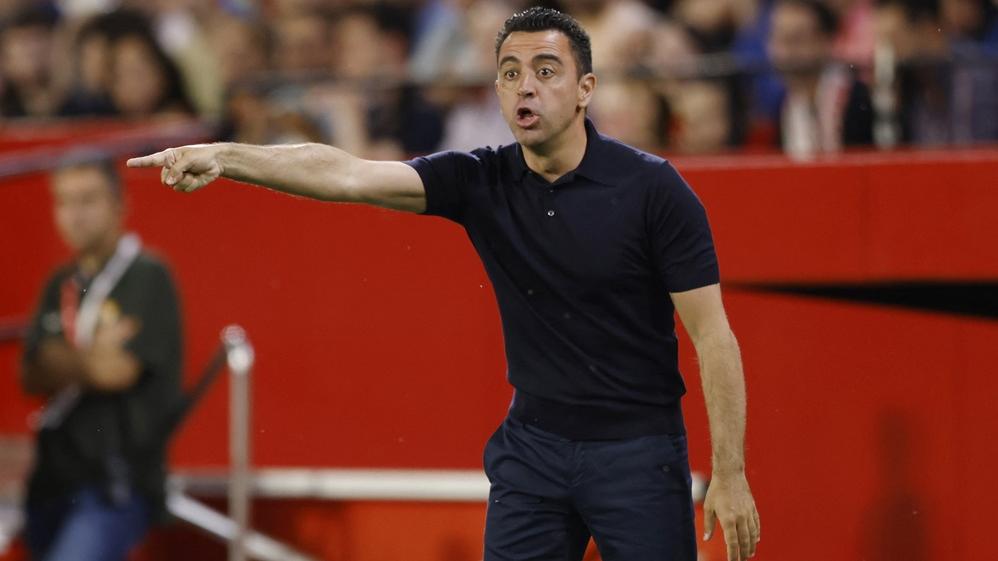 沙維結束在巴塞隆拿的最後一場領軍。(路透社)