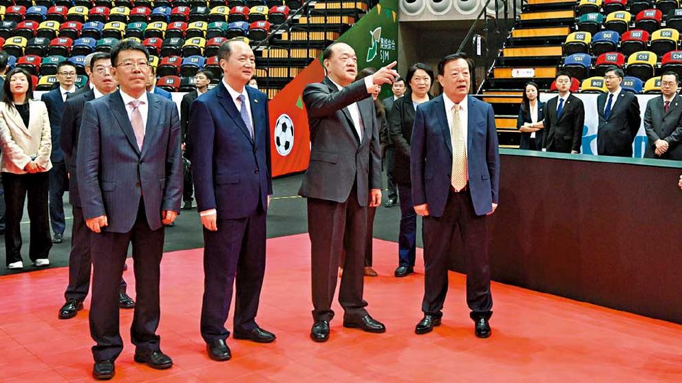 夏寶龍結束訪澳行程 賀一誠引述︰澳門是國家的「掌上明珠」