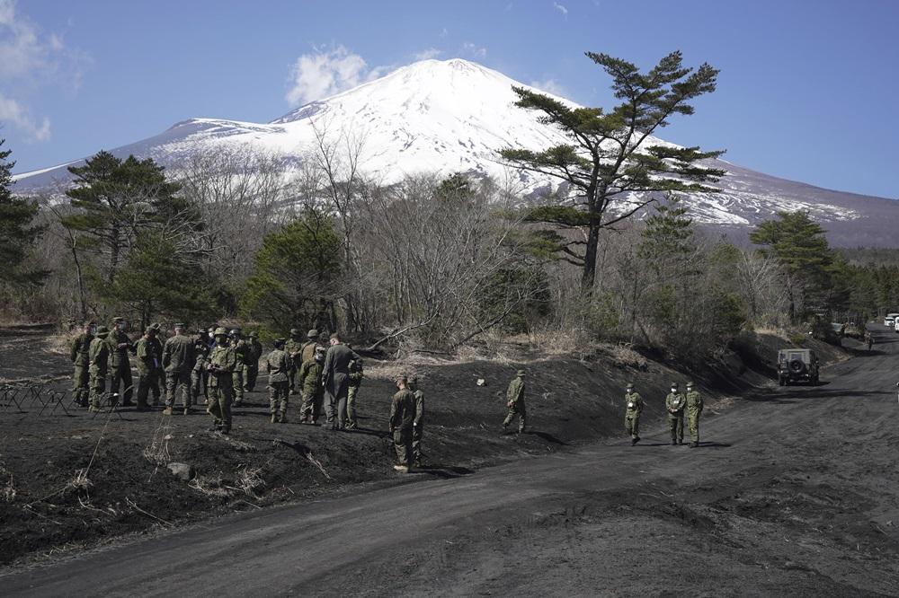 日本陸上自衛隊在訓練期間發生手榴彈爆炸，導致一名成員死亡。(網上圖片)
