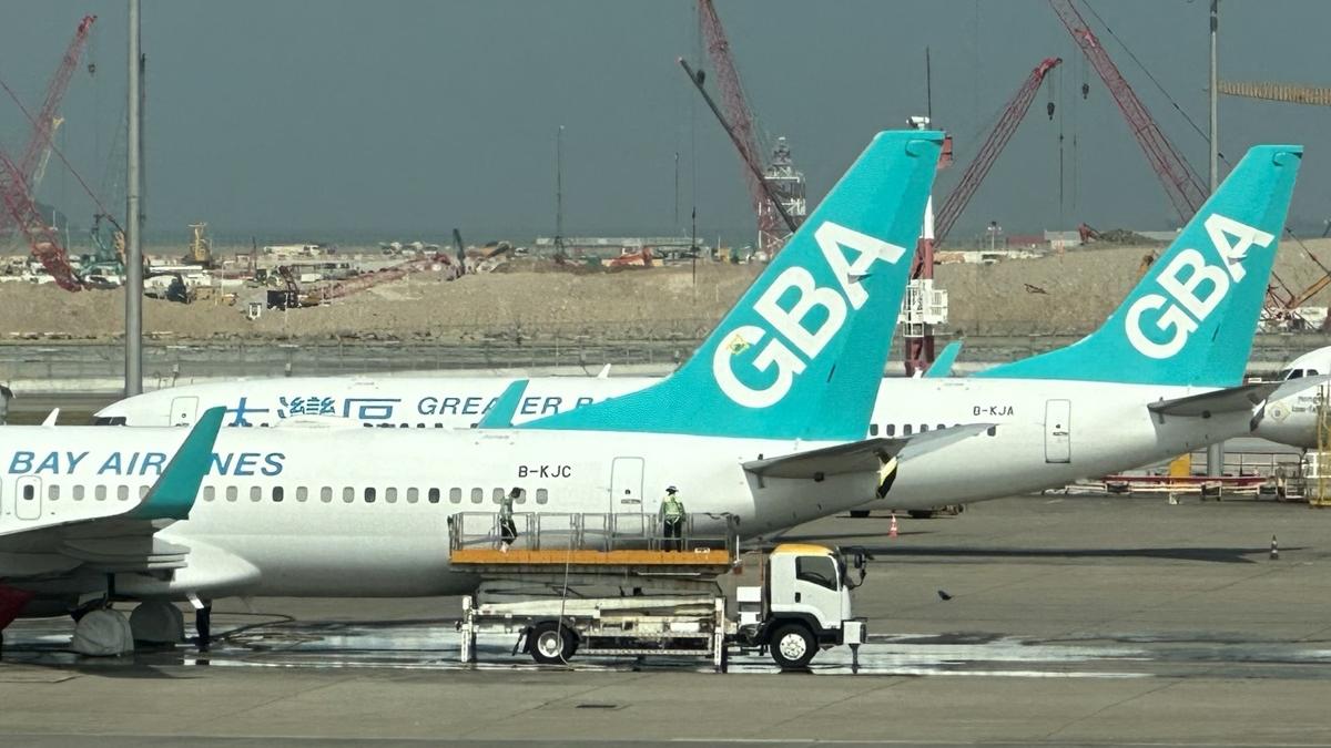 大灣區航空將要求乘客全程扣上安全帶。(資料圖片／陳奕釗攝)