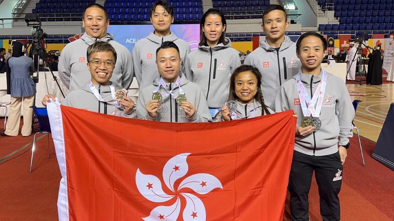 巴林殘疾人羽毛球國際賽 香港隊摘3金1銀1銅 陳浩源勇奪兩金 