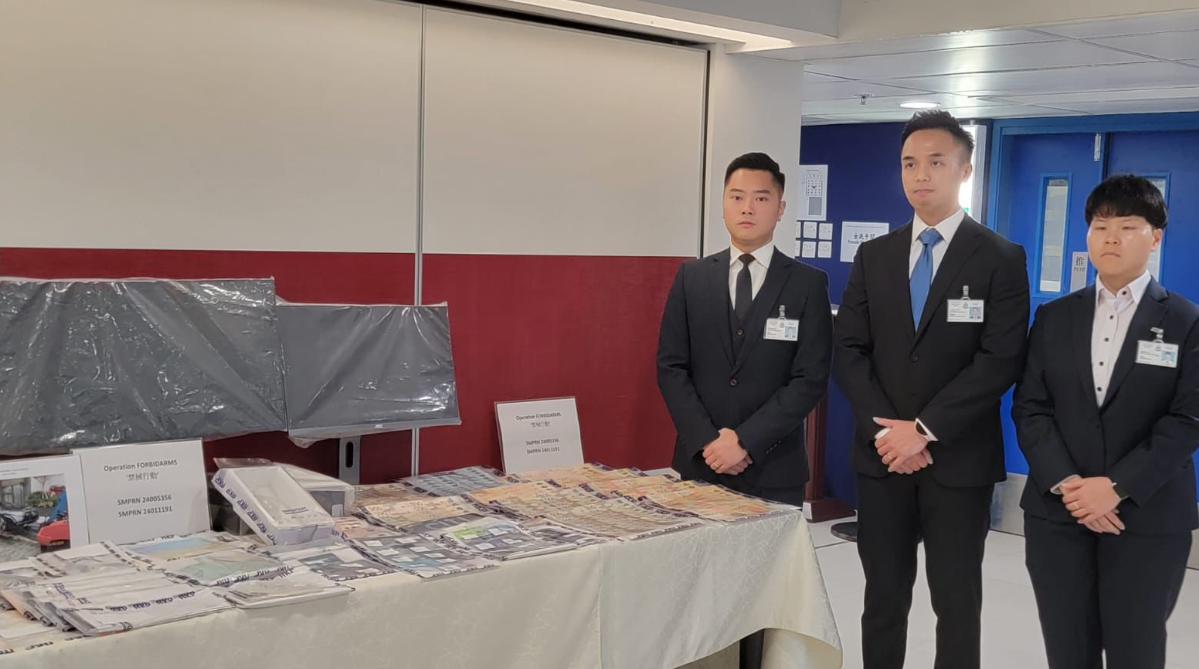 警方打擊非法收債行動拘捕二十人。