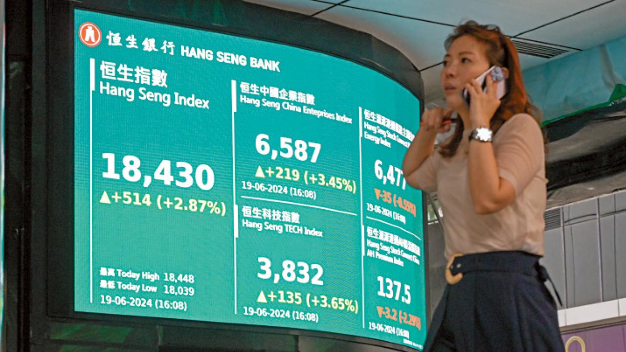 國家隊落單買港股通ETF 恒指猛衝514點