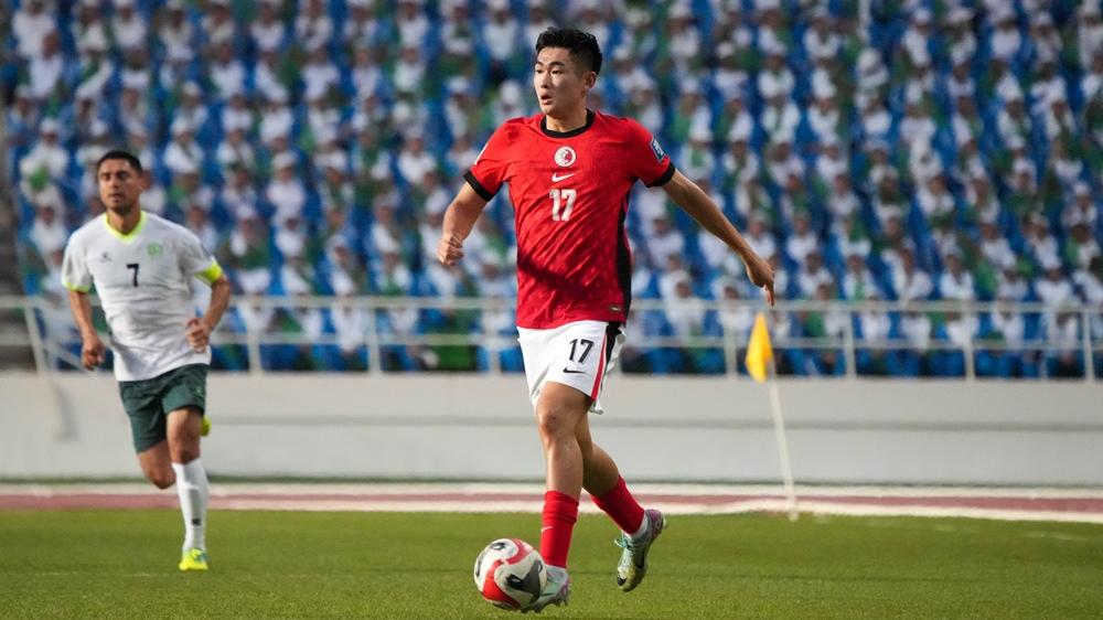 港將陳晉一加盟內地聯賽。(香港足總圖片)