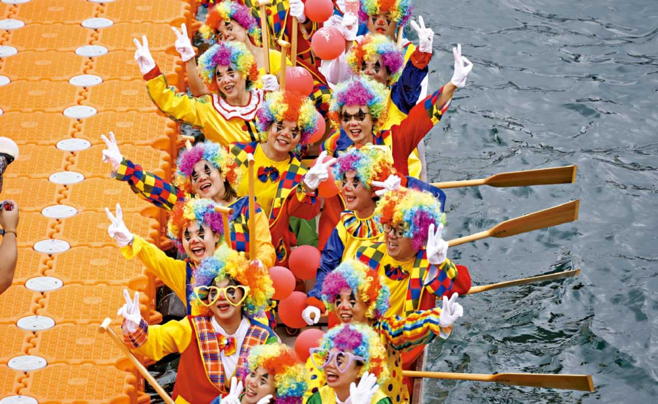 國際龍舟賽昨結束 香港乳龍隊扮嘢賽奪冠